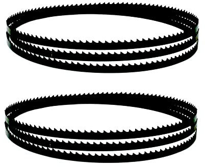 DSAINT 2 Stück Carbon-Bandsägeblätter 2240 mm x 6,3 mm Bandsäge 3 4 10 14 TPI Holzbearbeitungswerkzeuge for METABO BAS 315/316/317/318, Makita (Color : 3TPI, Size : 0.35mm)