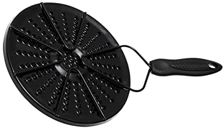 SOLUSTRE Wärmeleitplatte Gasherd Wärmeverteiler Emaille Kleine Töpfe Brei Erwärmen Flammenadapter Schutzplatte