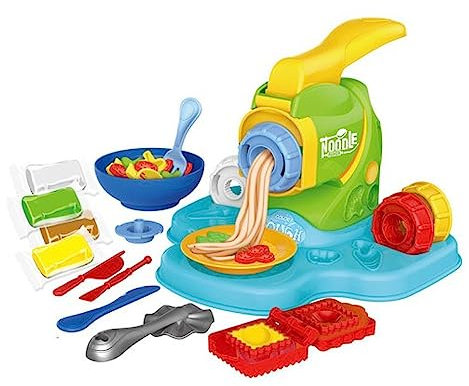 【𝙋𝙧𝙞𝙢𝙚 𝘿𝙚𝙖𝙡】 Premium Knete Nudelmaschine Knete Set mit Zubehör, Spielzeug ab 3 Jahre