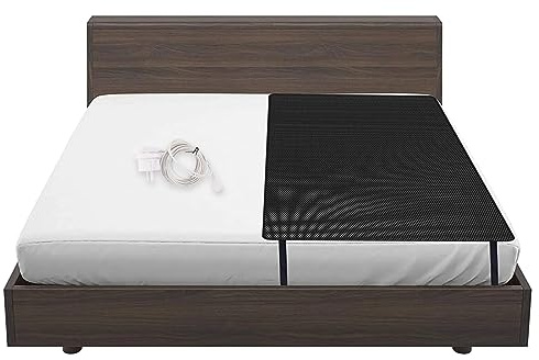 Erdungsbettlaken, Erdungsbettmatte Bett Set, Erdungsmatte zur Verbesserung des Schlafens, Atmungsaktive Erdungsbettmatte mit Elastischen Riemen (68 * 185cm)