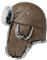 TOP-EX L/XL Winter Trapper-Hut Kunstleder Aviator Pilotenmütze Damen Herren Braun Warm Gefütterte Kunstpelz-Hut mit Winddichten Ohrenklappen