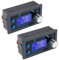 AITRIP 2PACK DC-DC Buck Boost Converter,Regulator CC CV 0.5-30V 0-4A Adjustable Regulated Power Supply Module DIY Solar Battery Charging Module LCD Display ZK-4KX