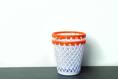 Winkee - Basketball Schreibtisch Organizer | Stiftebox | Mini Basketballkorb Stifteköcher | Basketball Deko | Stiftehalter Kinderzimmer | Schreibtisch Zubehör | Geschenk für Kinderzimmer, Büro