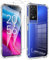 LYZXMY case for TCL 505 Phone case + 2 pcs tempered glass protective film, case soft silicone TPU Anti Scratch Anti Collision Clear Case