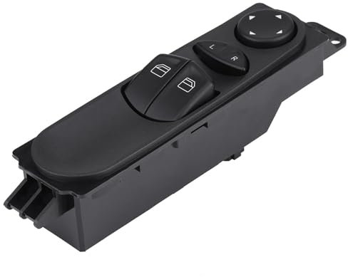 Auto-Power-Master-Fensterheberschalter, Passend Vito 2003¨C2014 W639, OE: 6395450913, Schwarz,Autoschalter