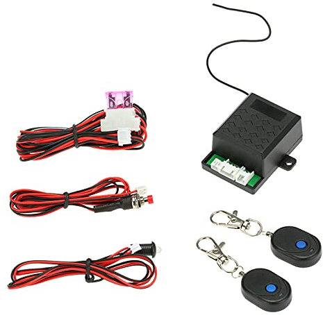 HUIOP Antidémarrage De Voiture,Universal Car Antidémarrage Anti Theft Protection Système D'Alarme De Sécurité avec 2 Télécommande