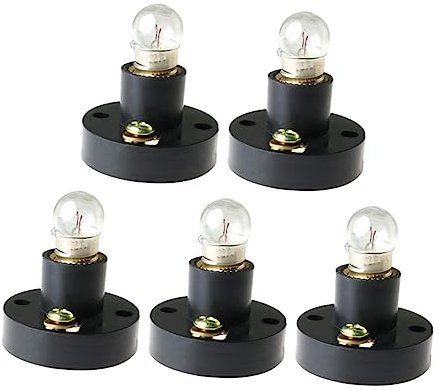 ifundom Lot De 5 Douilles À Vis E10 pour Ampoules pour Expériences De Physique Instruments Denseignement Outils Électriques