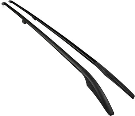 Dachreling Dachträger für VW Multivan T7 2022-2025 Langer L2 Alu Schwarz 2 TLG