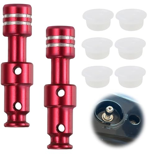 Replacement Pressure Cooker,2 Float Valve + 6 Silicone Caps,Compatible for Instant Pot,Fits IP Lux 8 QT, Duo 8 QT, Duo Plus 8 Quart (Red-Fits 8 Qt)