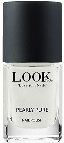 Veganer Nagellack PEARLY PURE NP 020 von Look To Go – 21-free, schnelltrocknend & langanhaltend, PETA-approved vegan, Made in Germany, 12 ml