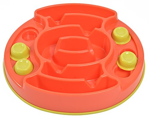 K9 Pursuits Forage Slider 2-in-1 Anti Gobble Feeder & Interactive Game | Puzzle Dog Toy for Dog Gifts | Dog for All Breeds | Dog Xmas Gift or Indestructible Dog Toys for Large Dogs