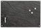 Zeller 11689 Memobord Schiefer, Glas, Anthrazit