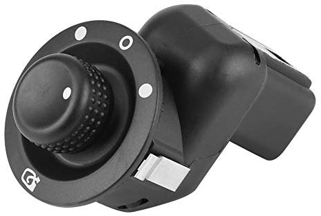 KIMISS Interruptor de espejo retrovisor eléctrico para Clio III, Laguna II, 2, Scenic 2, Kangoo, compatible con referencia 109014, ajuste sencillo