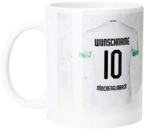 Borussia Mönchengladbach Tasse Trikot personalisierbar