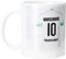 Borussia Mönchengladbach Tasse Trikot personalisierbar