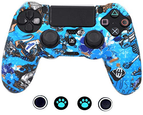 Funda protectora de silicona antideslizante para mando PS4/SLIM/PRO