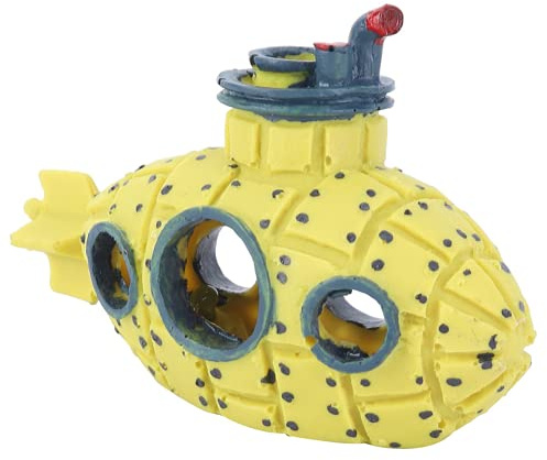 U-Boot Aquarium Air Bubbler, Aquarium Ornament, Air Bubbler Stone Set für Aquarium