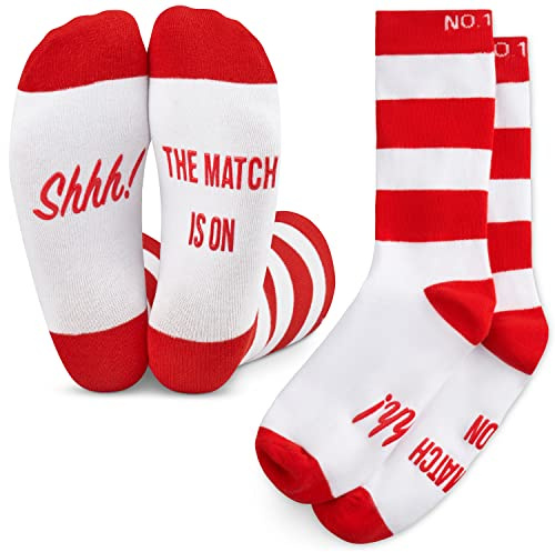 Football Fan Lounge Socks - Great Gift For Football Fans - 'Shhh! The Match Is On'