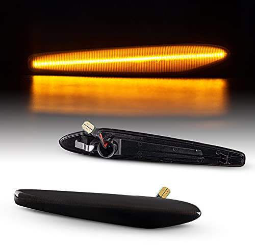 Recambo LED SEITENBLINKER passend für ALFA Romeo 159 BJ 2005-2011 | Bera 2005-2010 | SCHWARZ