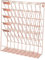 Baoblaze Wandhalterung Schreibtisch Organizer mit Fächern, Mesh Eisen Supplies Zubehör, Zeitschriften Notizblöcke Aufbewahrungsset für Frauen, Roségold
