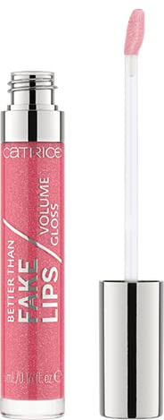 Catrice Better Than Fake Lips Volume Gloss, Lipgloss, Lip Gloss, Nr. 050 Plumping Pink, pink, glättend, pflegend, glänzend, natürlich, strahlend, vegan, Mikroplastik Partikel frei (5ml)