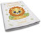 Protège carnet de santé personnalisé, idée cadeau personnalisable bébé, cadeau naissance original, Couverture Lion Jungle - CL0009b