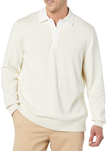 Amazon Essentials Hombre Sudadera de Rugby