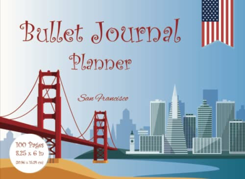 bullet Journal Planner: Color printed - 12 colors - 12 months - Record your notes on a daily, weekly and monthly basis.