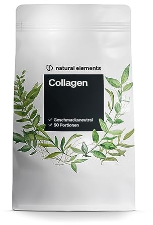 Collagen Pulver 500 g – Kollagen Hydrolysat Peptide – Kollagen Typ 1 und 3 – perfekte Löslichkeit, natürlicher Geschmack ohne Aromen – laborgeprüft und in Deutschland produziert