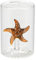 Balvi Salero Starfish Color ámbar con Figura en Forma de Estrella de mar Borosilicato