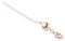 SHOP LC Magnetische Kettenverlängerung aus 925 Sterlingsilber | Roségold/Silber Magnetverschluss für Armband, Halskette & Fußkettchen | 5 cm Kettenverlängerung für Schmuck, Damen Kettenverschluss