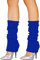 The Fancy Dress Angies Fashion Luxurious Ladies 80's Dance Plain Ribbed Leg Warmers Neon Leg warmers in Hot Pink 12 Colours (One Size, Royal Blue)