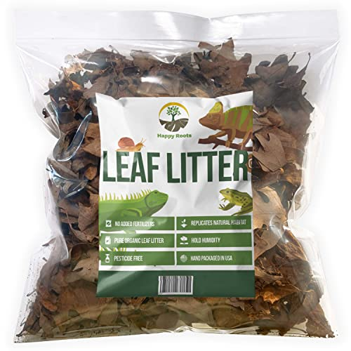 Bio-Eichenblattstreu, handgesammelt und verpackt, 4 Quarts.