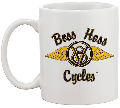 Boss Hoss Wing Weiße Tasse Kaffee Tee Männer Frauen Keramik Coffee Tea Mug Cup