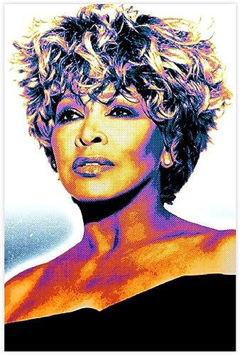 Leinwand-Poster und Drucke von Sängerin Tina Turner für Schlafzimmer Sport Büro Dekoration Schlafzimmerdekoration ungerahmt Heimdekoration Gemälde Bild Wanddekoration Kunstwerk,50x70cm