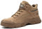 AUXDIQ Zapatillas de Seguridad para Hombre Cómodos Zapatillas de Trabajo Ligeros Zapatos Seguridad con Puntera de Acero Marrón 43 EU