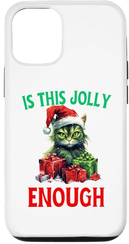 iPhone 13 Pro Happy cat Christmas fun cats funny kitten ugly Xmas sweater Case