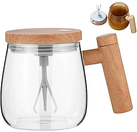Tasse À Café À Agitation Automatique | Tasse De Mélange Électrique Tasse À Café Auto-remuante 400ML Tasse Transparente Étanche Auto-remuante pour Les Gymnases, Les Écoles Et Les Bureaux