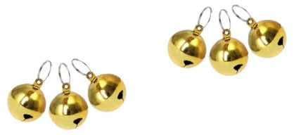 Happyyami Schelle Hund Glöckchen Hund 6 STK Hundehalsband Glocke Haustierzubehör Runden Die Klingel Haustier Glocke Schmücken