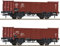 6600058 H0 2er Set offene Güterwagen Es, PKP, Ep.IV