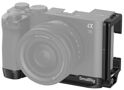 SMALLRIG L-Bracket for Sony Alpha 7C II/Alpha 7CR, L-Shaped Plate with Built-in Opening and Closing Wrench, Quick-Release Plate for Arca, Strap Hole, QD Hole and 1/4-20 Threaded Holes - 4569