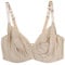 New Ladies Underwired Full Cup Bra Girls Firm Support Nude Beige Skin UK Womens Regular and Plus Size (Nude, 40F)