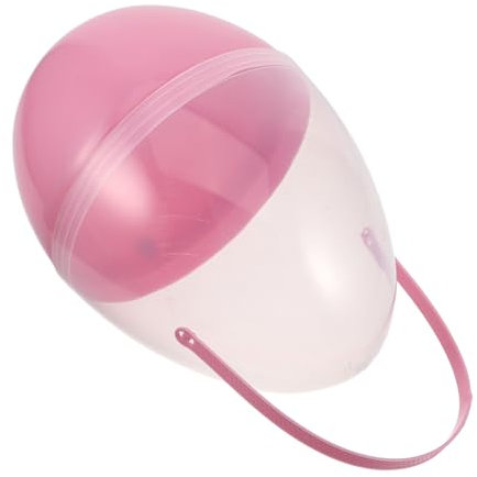 VILLFUL Große Transparente Plastikeier 25 Cm Befüllbar Osterdeko Spielzeugbehälter Ostereier Jagd Zubehör Wiederverwendbar Eimer Für Party