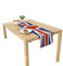Rechteckige Flagge, Tischdecke mit britischer Flagge, Tischläufer mit britischer Flagge, Tischläufer mit britischer Flagge, Küchentischdekoration, waschbar, britische Flagge, wiederverwendbarer