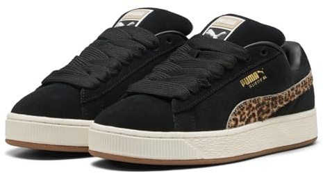 Puma Herren Wildleder XL Schuhe Sneaker, Schwarz Leopard, 37 EU