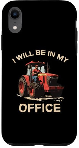 Ich Werde In Meinem Büro Sein Traktor Landwirt Hülle für iPhone XR