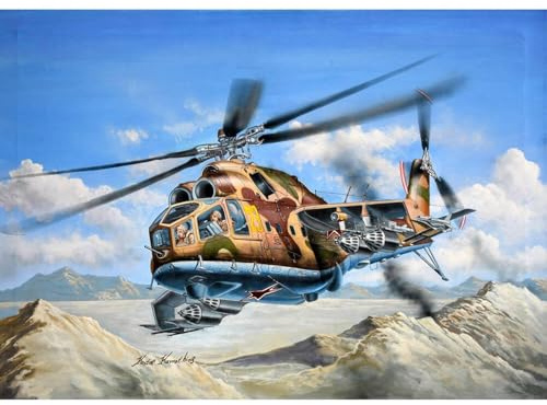 Trumpeter 755828-1/48 Mi-24A Hind B - Maßstab 1:48