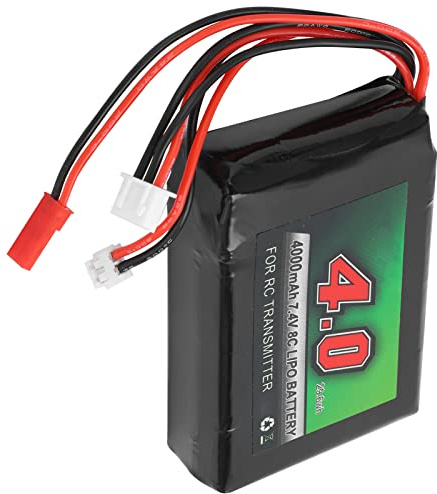 Fernbedienungsbatterie 7.4v 4000mAh 8C Lipo -Batterie für DX9 DX8 DX7 DX6E LITHUM BATTERAL BATTERUPE