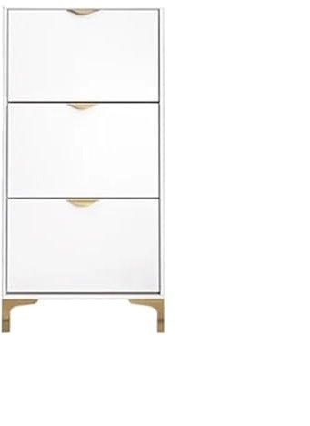 GEK208130 Moderno Armarios de Zapatos Simples y Modernos for Entrada, Organizador de diseño, Zapatero for Ahorrar Espacio, Muebles de Lujo Blancos Impermeables Szafka Na Buty Organizador(60x17x118CM)
