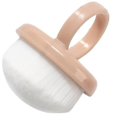 Nail Duster Brush - Nail Dust Powder Remover Cleaning Brush Ring - Soft Manicure Art Supplies Makeup Tool for Travel Vacation Outdoor Home Salon